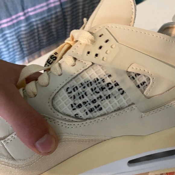 Nike Off White Air Jordan 4 Sail main image 5
